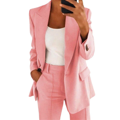 Amelia Blazer Set - Stijlvolle Blazer & Pantalon voor Elke Gelegenheid