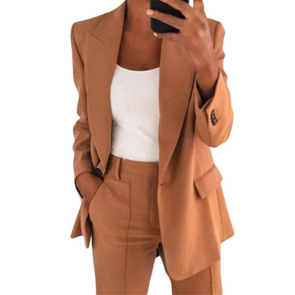 Amelia Blazer Set - Stijlvolle Blazer & Pantalon voor Elke Gelegenheid